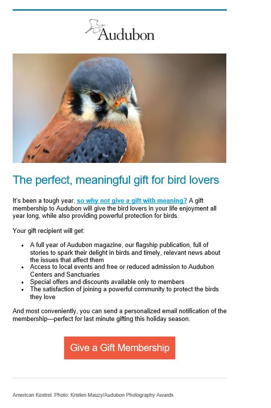 National Audubon Society Email Bird lover on your list? Here’s the